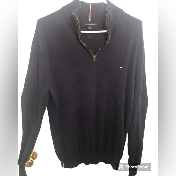 Tommy Hilfiger Other - Tommy Hilfiger 1/4  zipped Cotton size large  Pullover